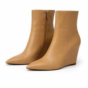 Zara | Shoes | Zara Leather Lug Sole Ankle Boots With  display picture 1